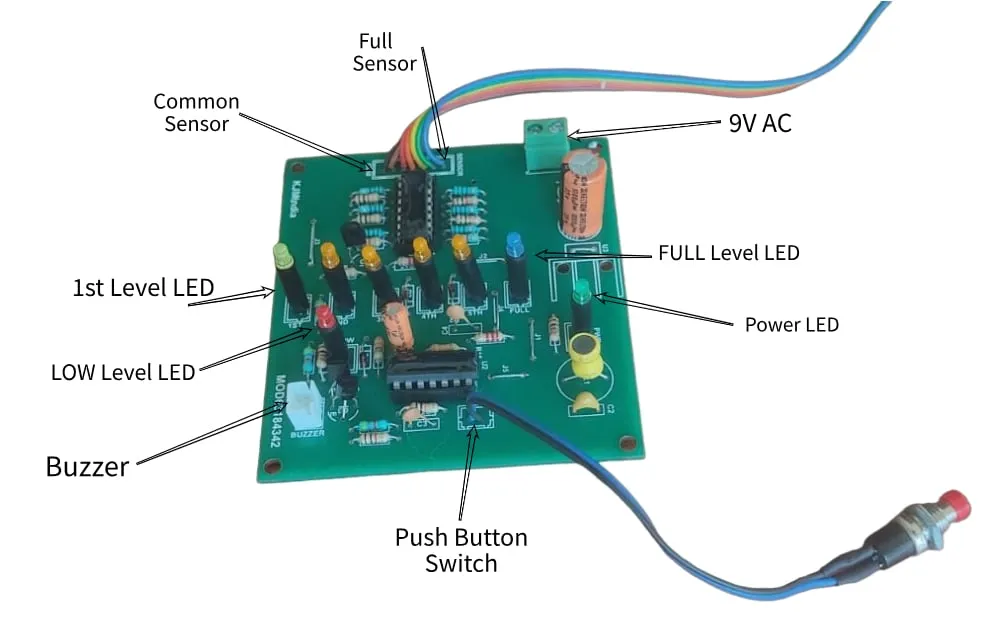 connection details water level indicator