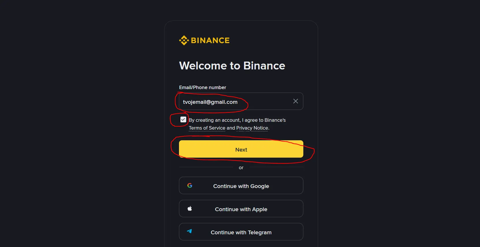 Binance Registracija - Kako Otvoriti Binance Nalog