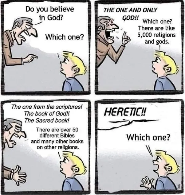 God? Which one?