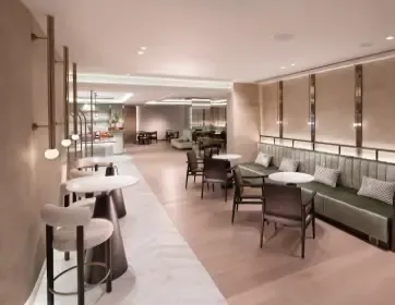 Hilton Sydney Executive Lounge Dining Tables
