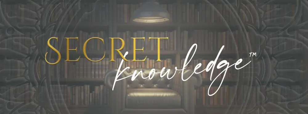 Secret Knowledge Banner Sign
