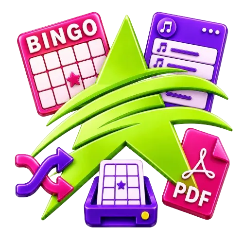 music bingo card generator