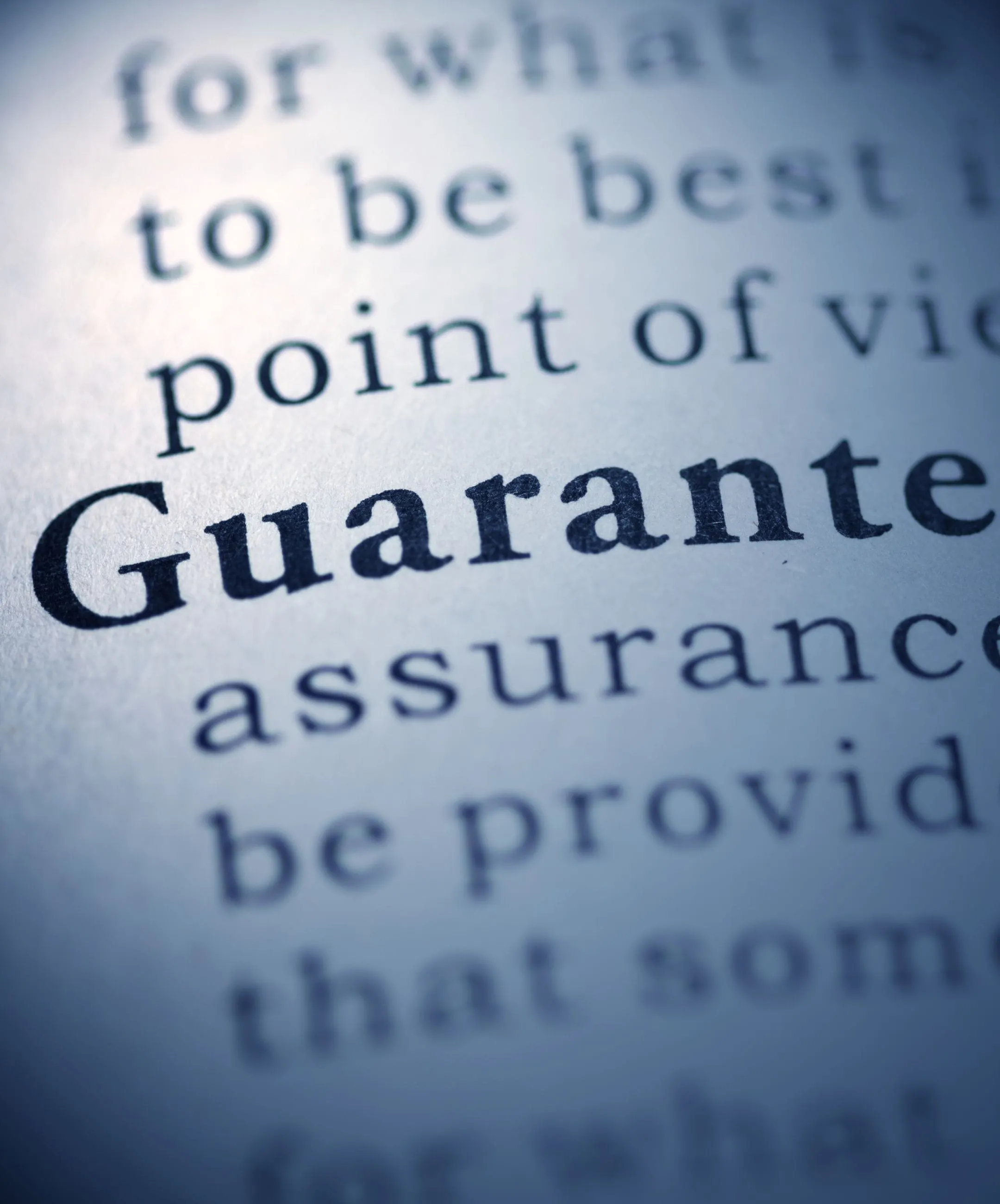 Block Paving Guarantee Certificate