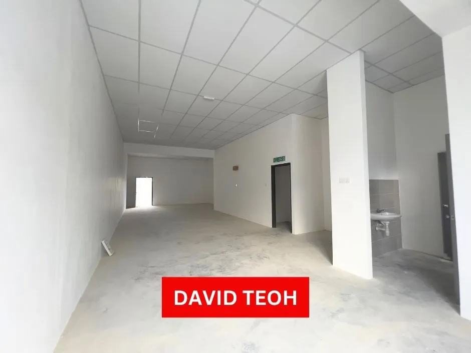 first floor shop office facing main road for rent at bandar tasek mutiara simpang ampat
