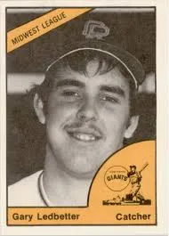 Gary Ledbetter Baseball Card