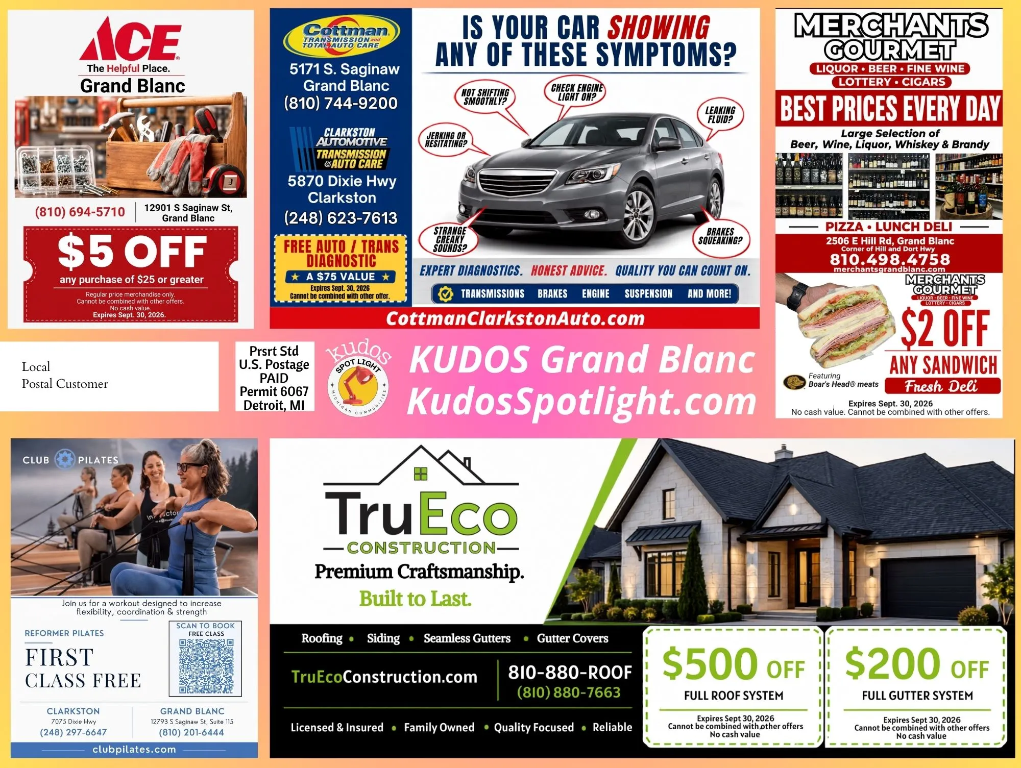 Grand Blanc August Coupons 2
