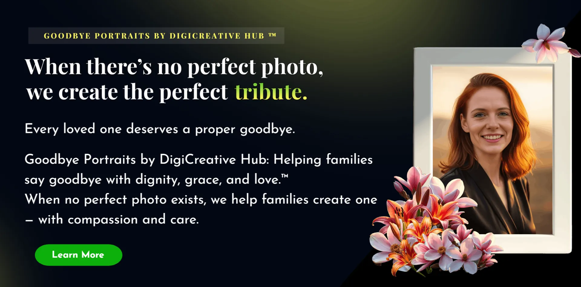Goodbye Portraits header