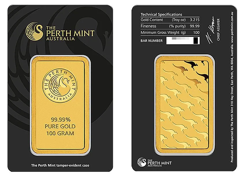 How to Buy 100g Gold Bullion Bar Perth Mint Australia