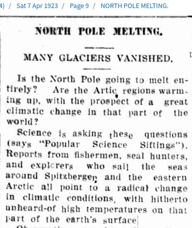 North Pole Melting