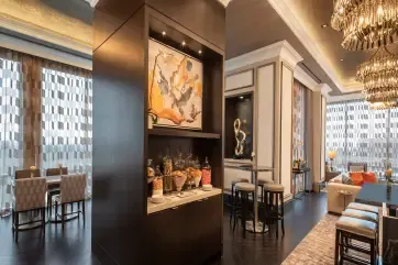 The Post Oak Hotel at Uptown Houston Concierge lounge