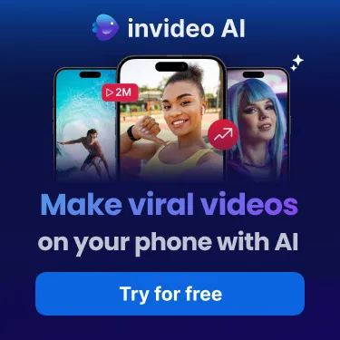 Invideo Make Viral Videos on your phone with AI
