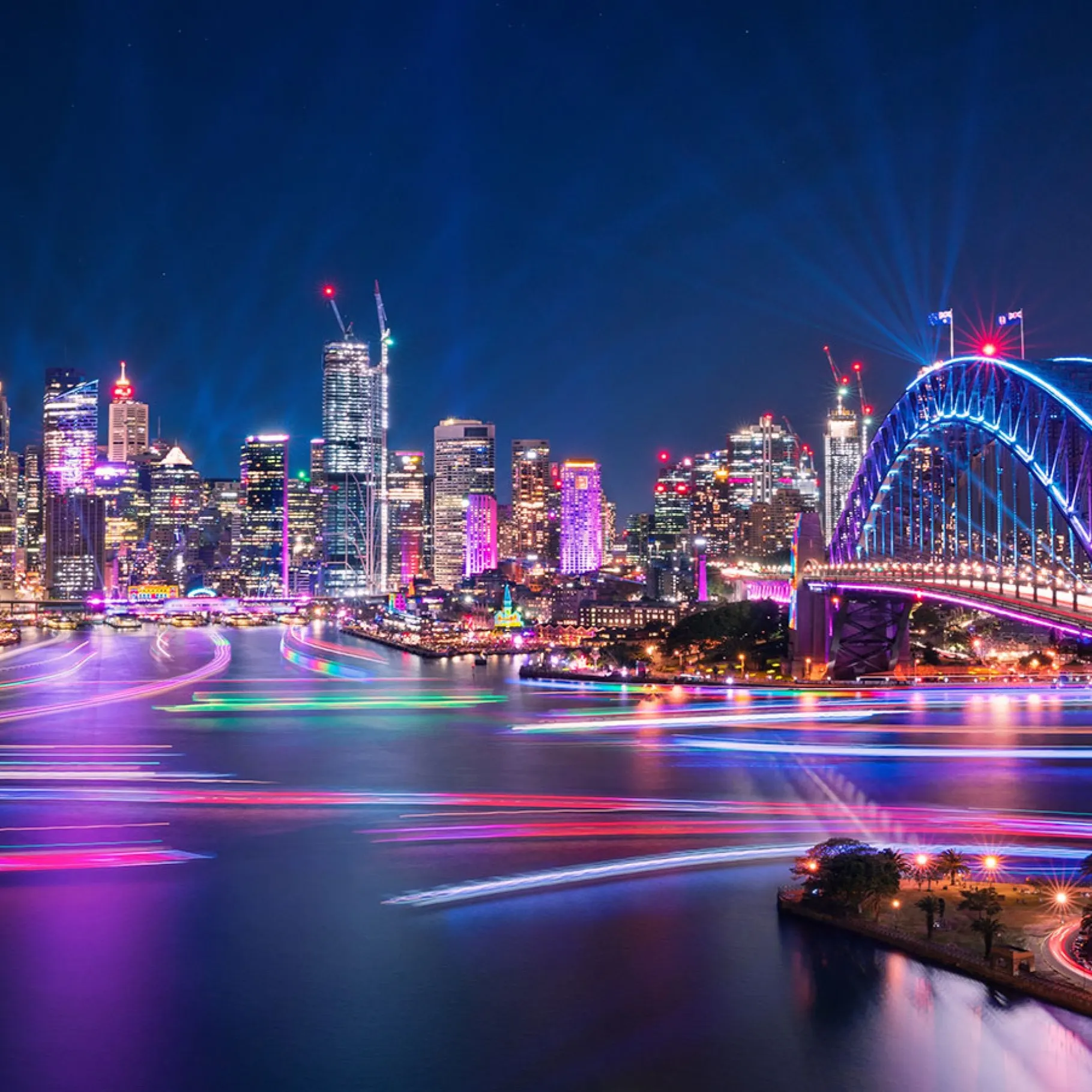 Vivid Sydney 2025 Special Luxe Boat Charters 39' Luxury Italian Cruiser