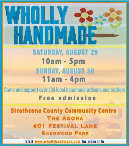wholly handmade market edmonton
