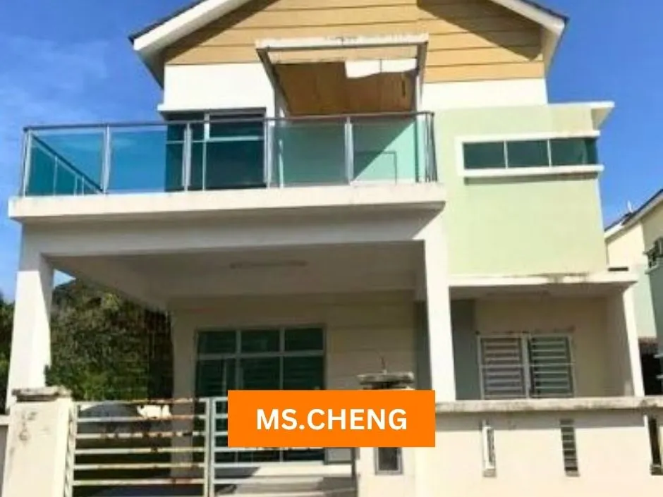 taman cendana 2 storey bungalow house for sale at juru