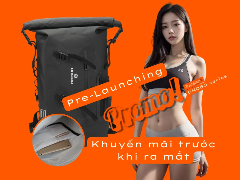 Supamax Promo 5 - Supamax TrekDry – Outdoor/Phượt Waterproof Backpack