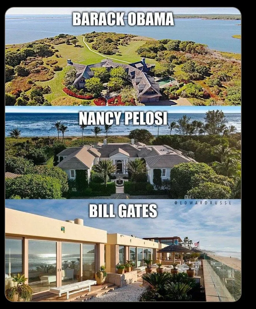 Bill Gates Nancy Pelosi Barack Obama