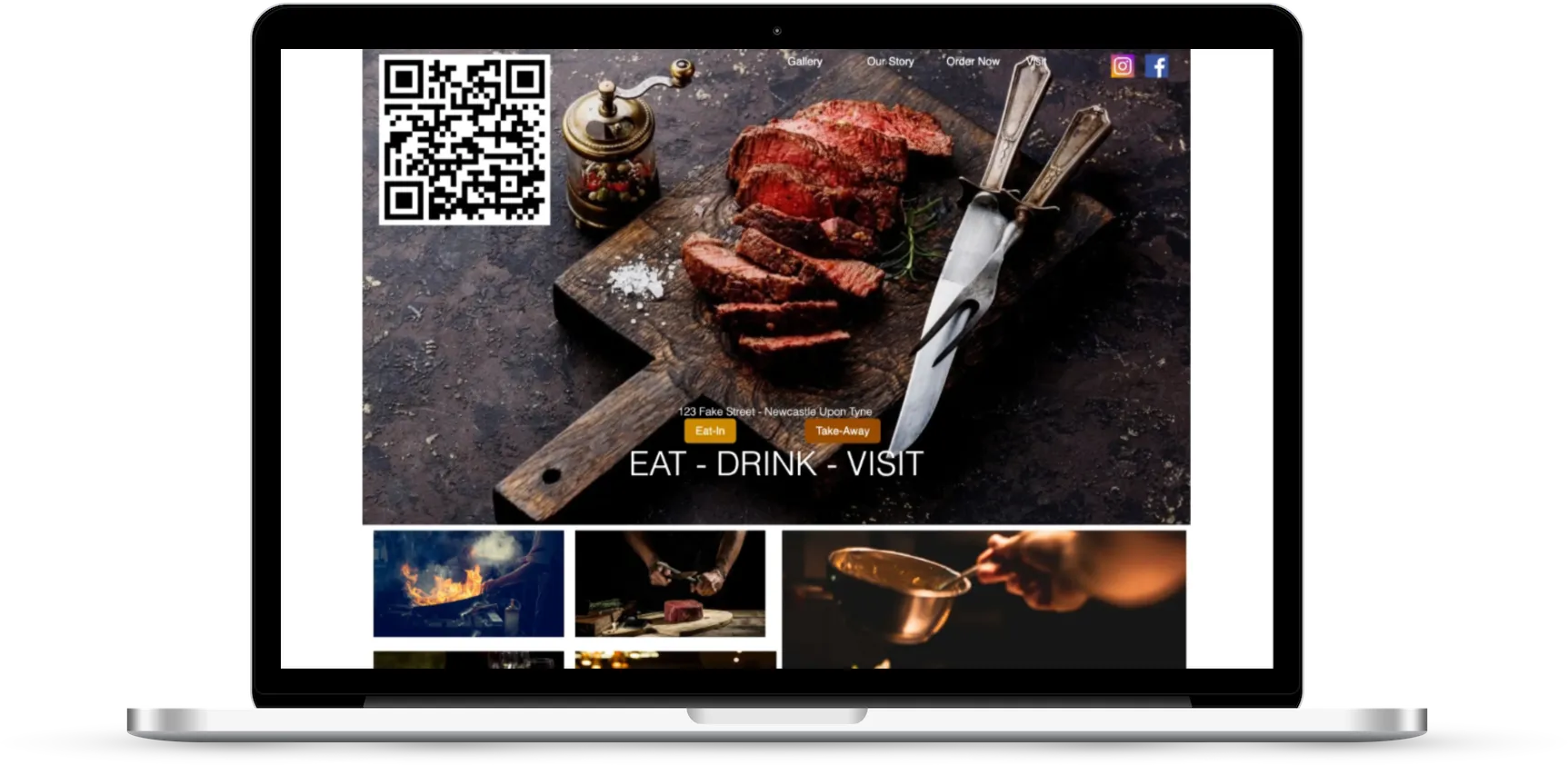Free Complete Steak restaurant website