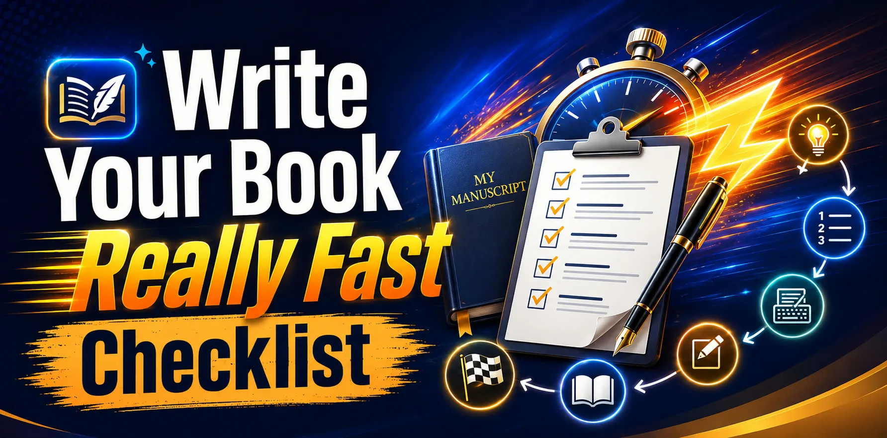 Write Your Book “Really Fast” Checklist