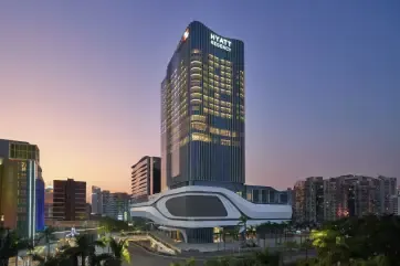Hyatt Regency Zhuhai Gongbei Exterior Dusk