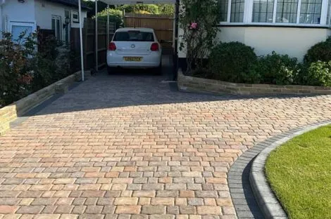 Block paving project in Northwood by TDS Paving