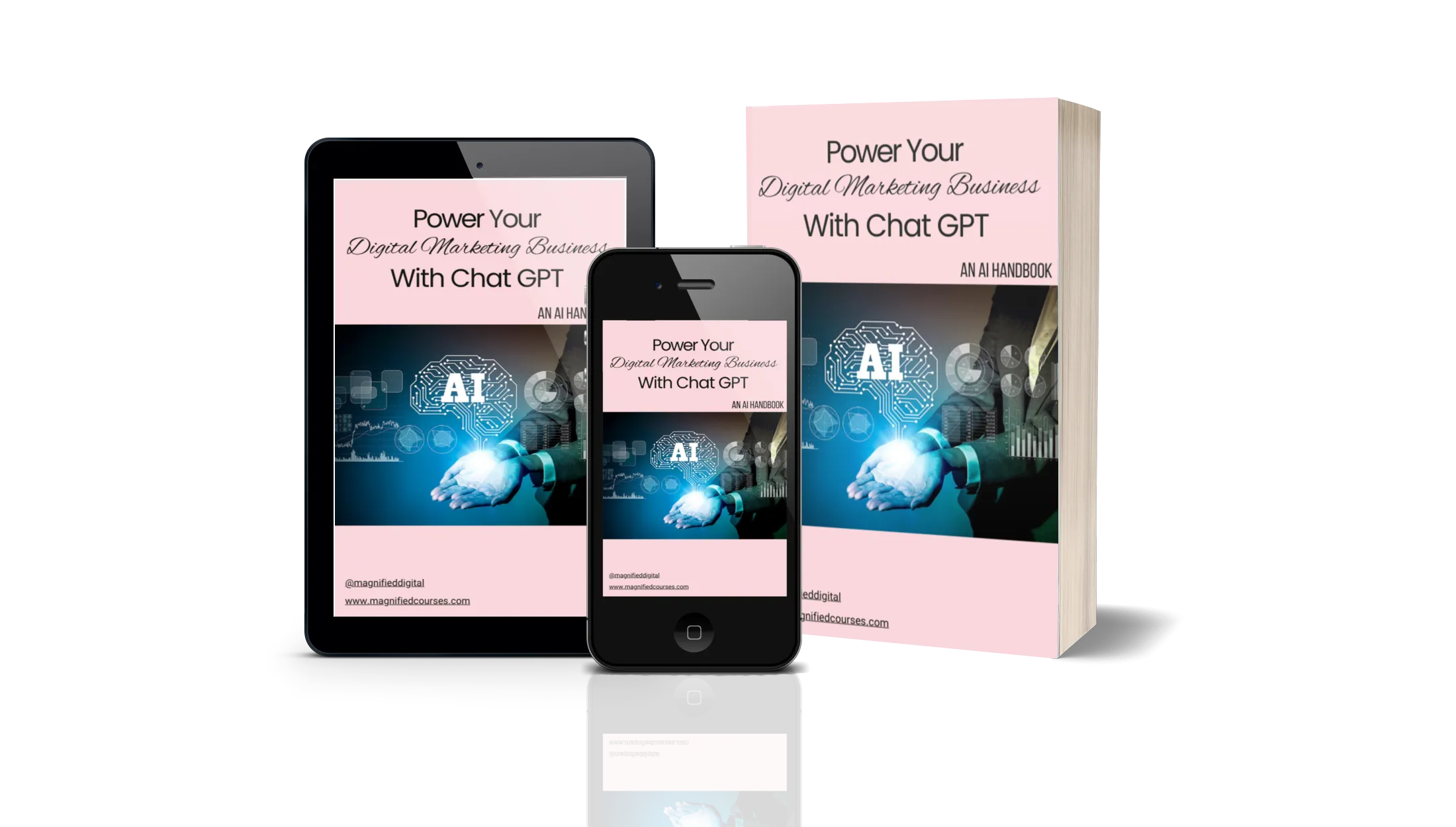 power your digital marketing business with ChatGPT handbook faceless