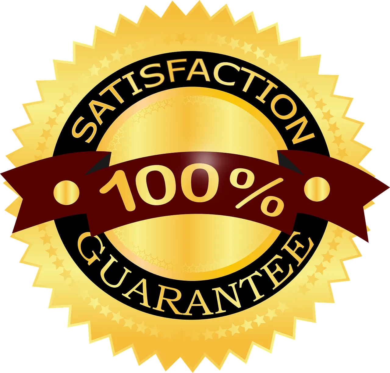 Satisfaction guarentee badge