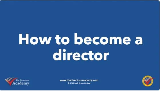 How to become a director