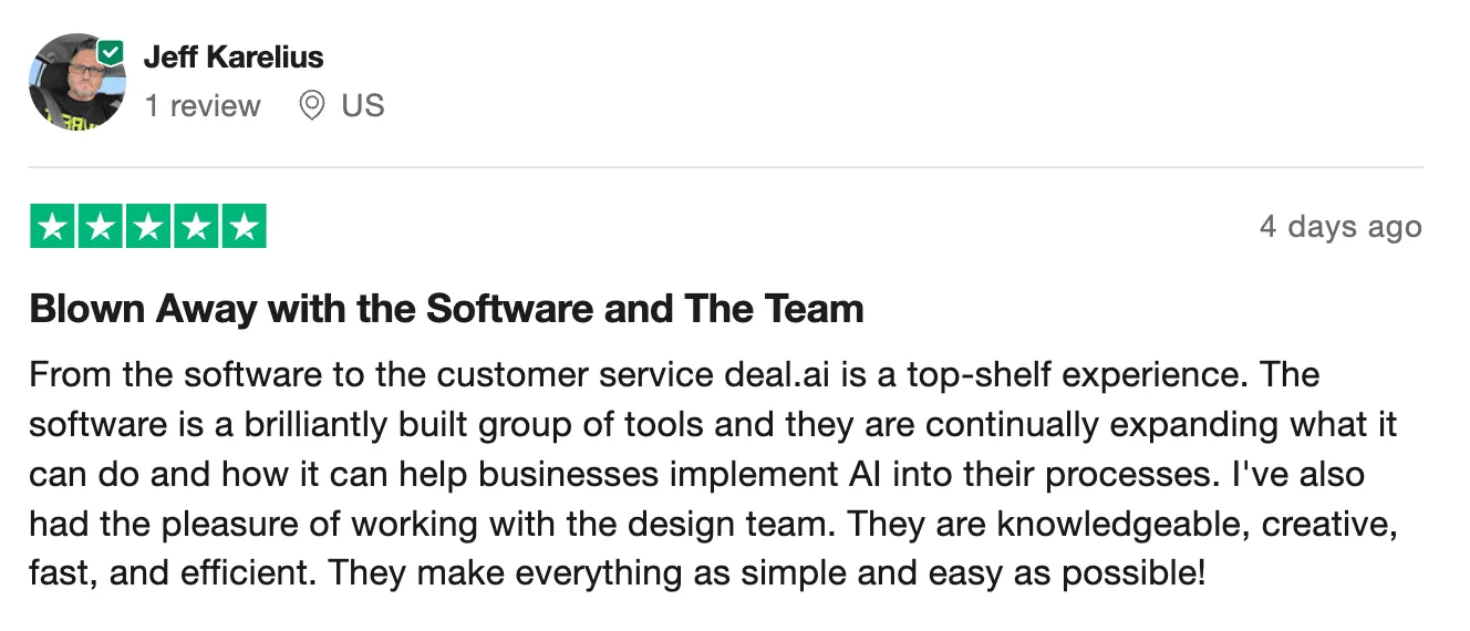 Deal.ai Testimonials