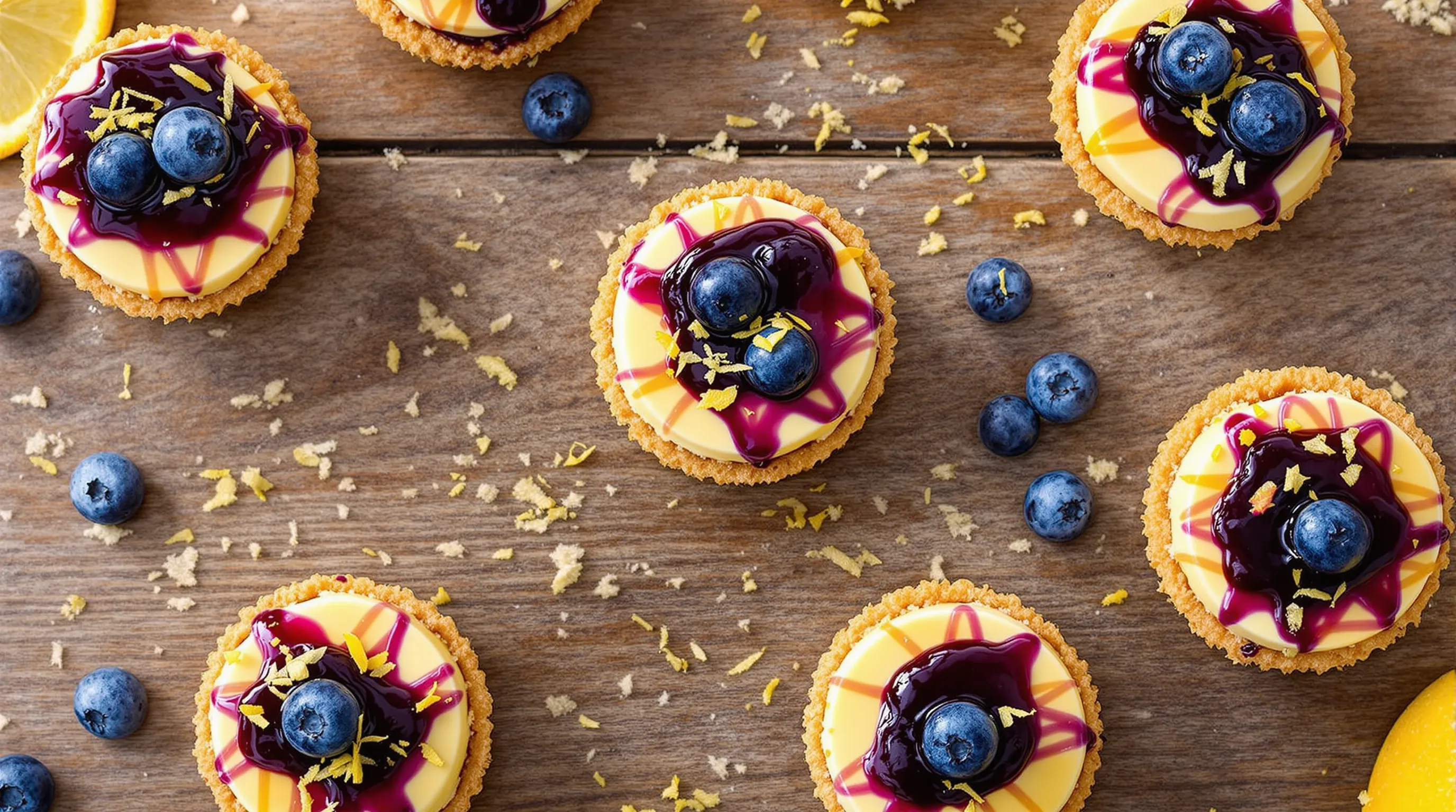 Lemon Blueberry Cheesecake Bites