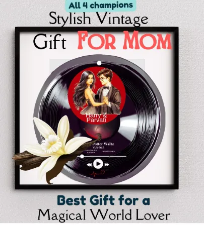 Vintage Record Chmpion's Dance Gift for Mom
