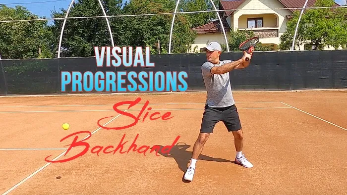 Slice Backhand - visual tennis lesson