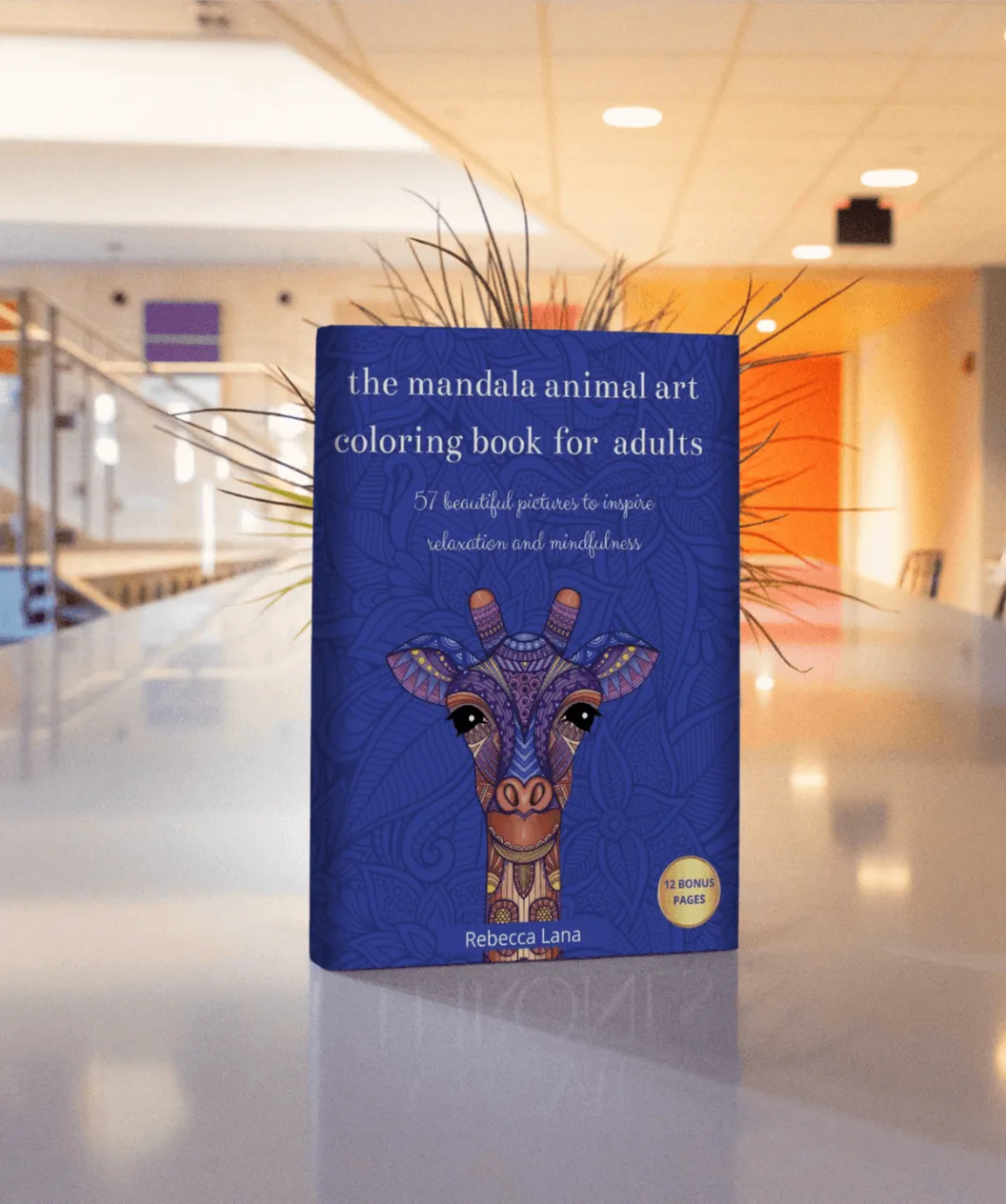 the mandala animal art coloring book for adults