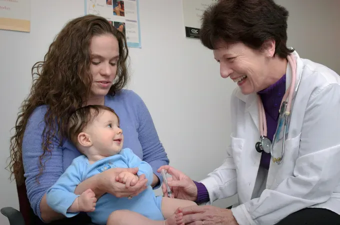 baby check up with a doctor