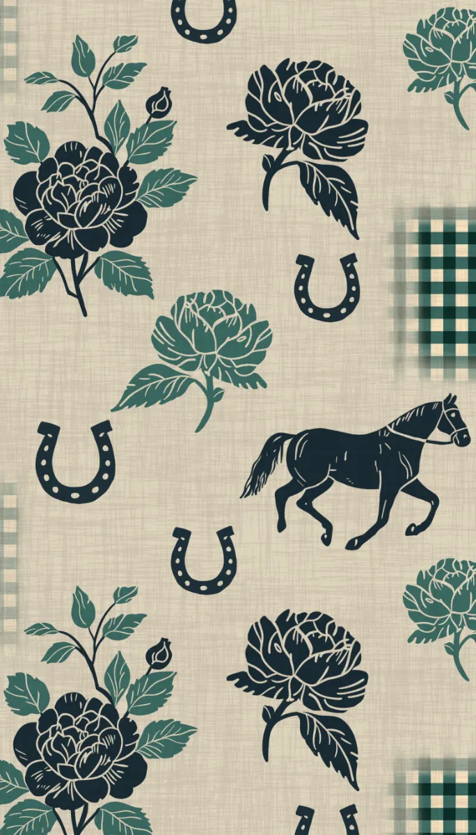 equestrian elegance design with horse