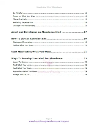 Developing Mind Abundance Index 1