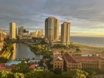Hilton Colombo Sri Lanka uitzicht vanaf de kamer
