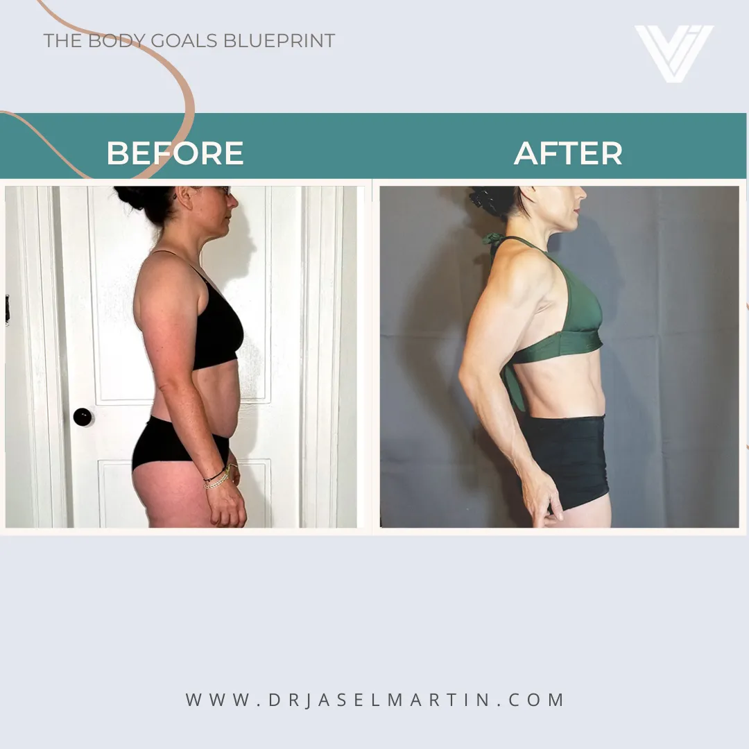 Dr Jasel Martin Before and After Body Goals Blueprint