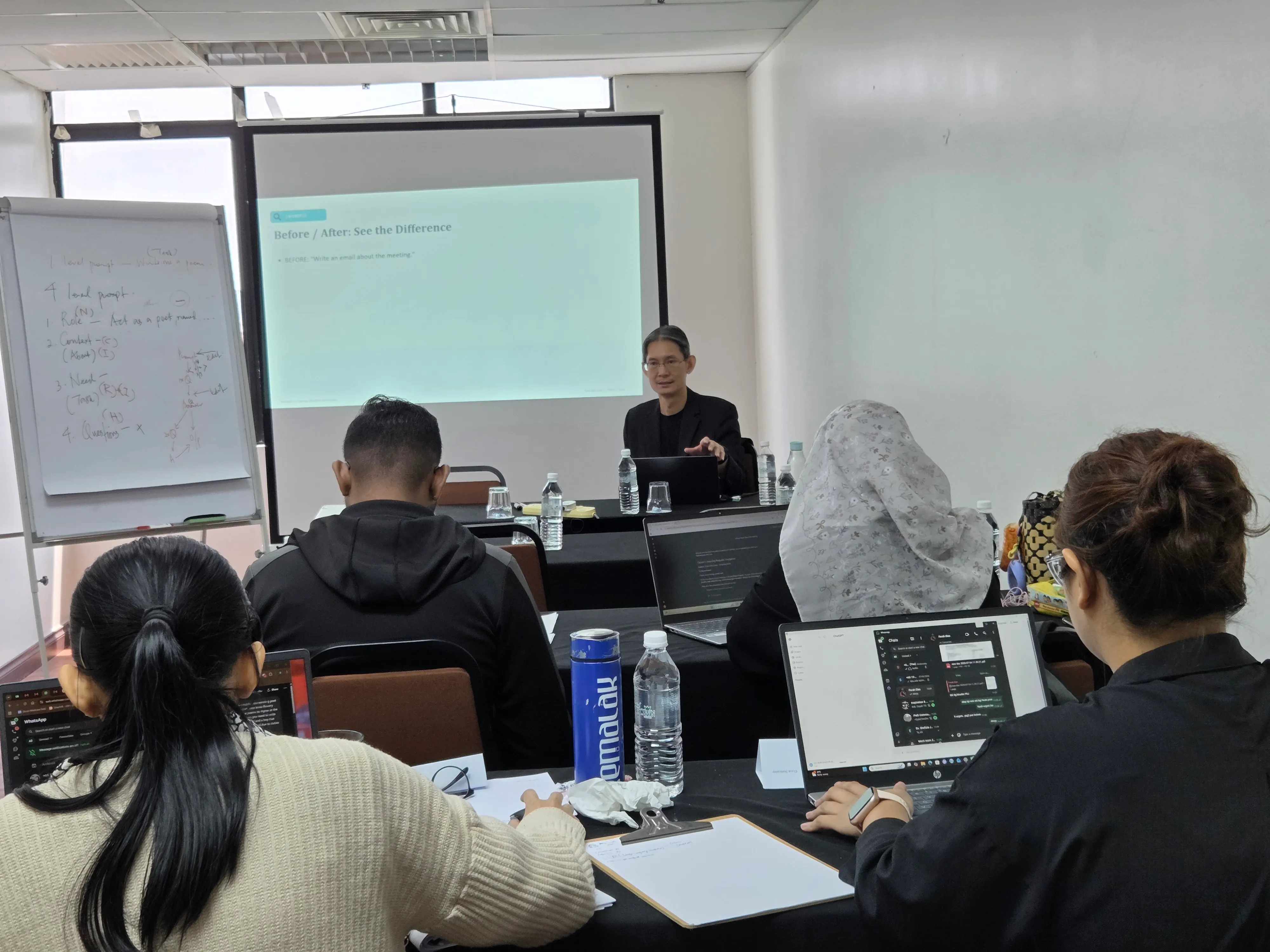 2NRich Asia AI-Powered Solutions training session in Malaysia — participants engaged in experiential learning and team activities