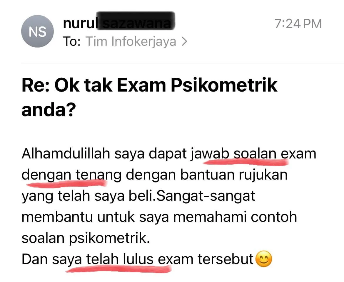 soalan juruaudit psikometrik