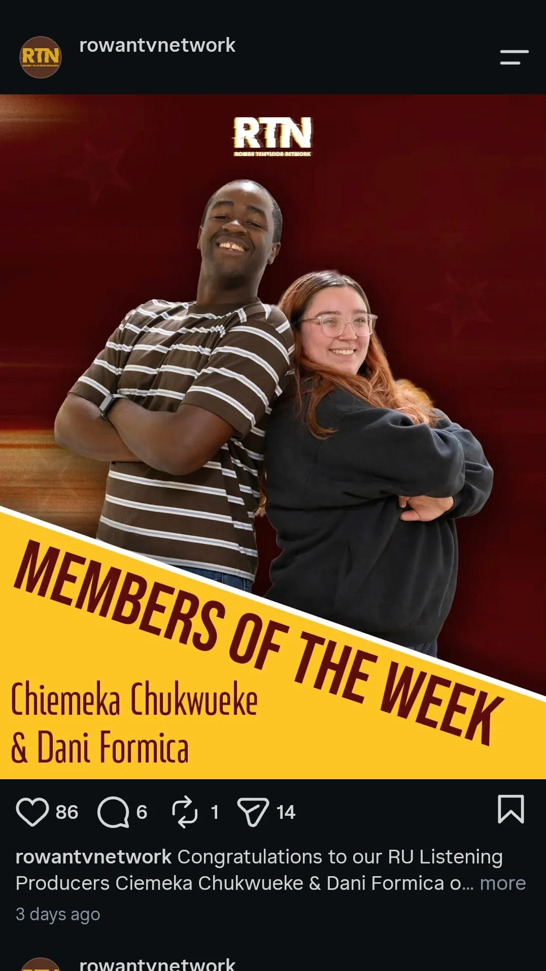 RTN Member of the Week