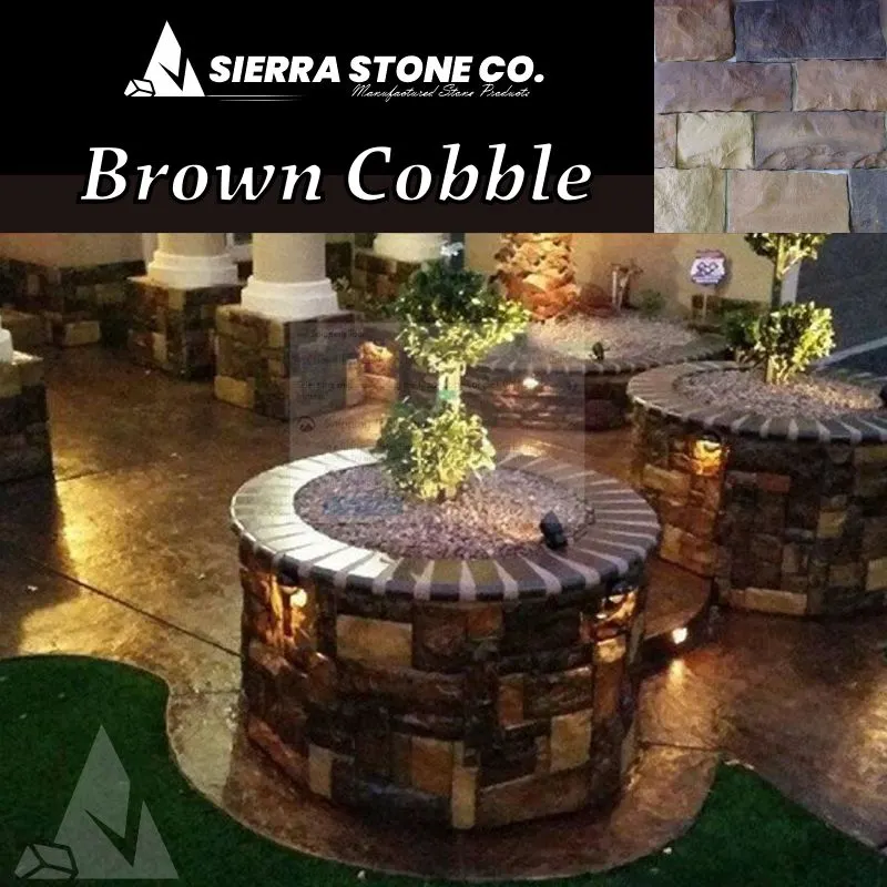 cobble stone veneer