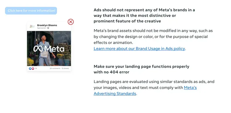 Facebook Ad Policies