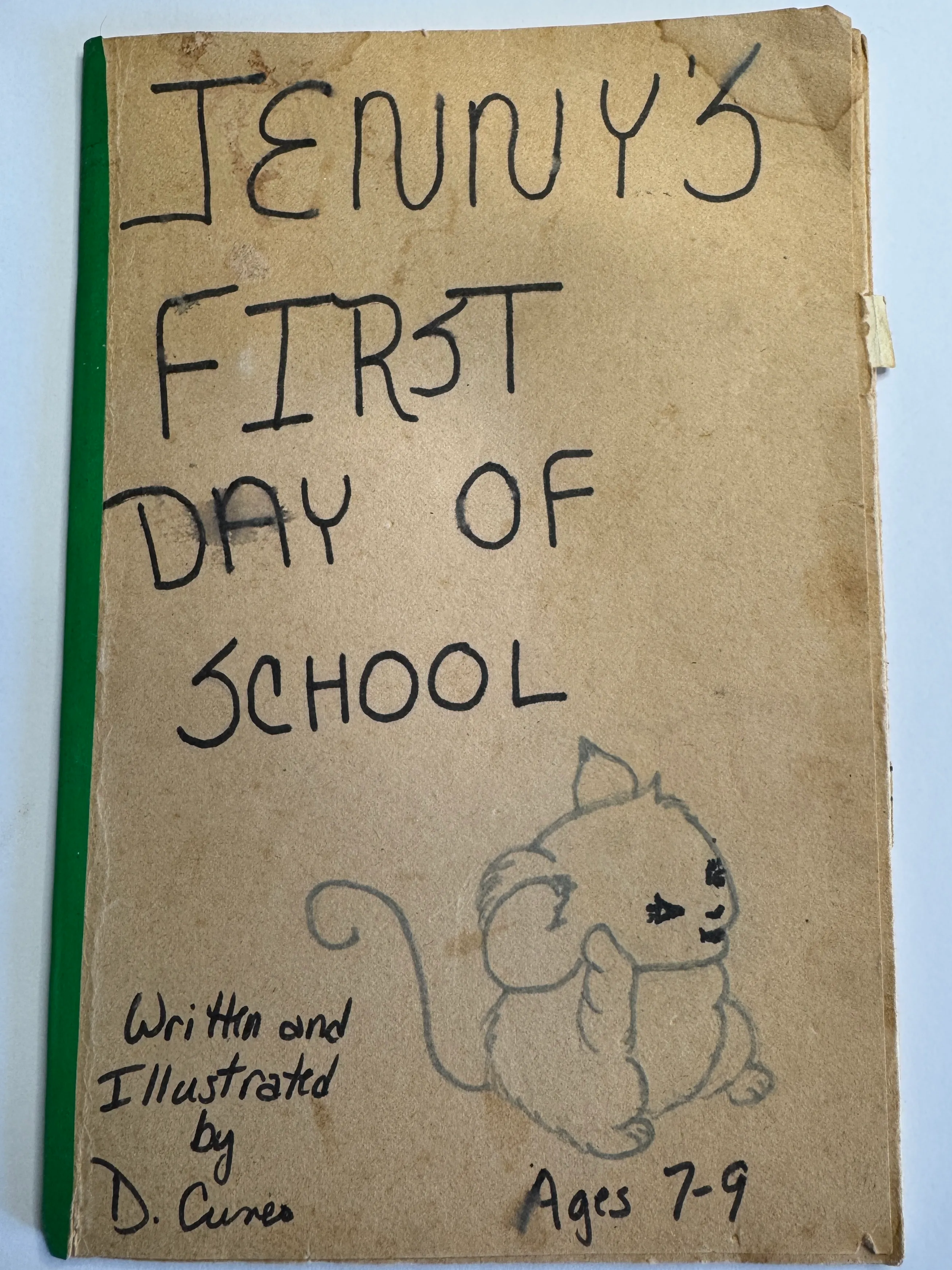 Cover of a children's book called Jenny's First Day of School written by Donna Fox
