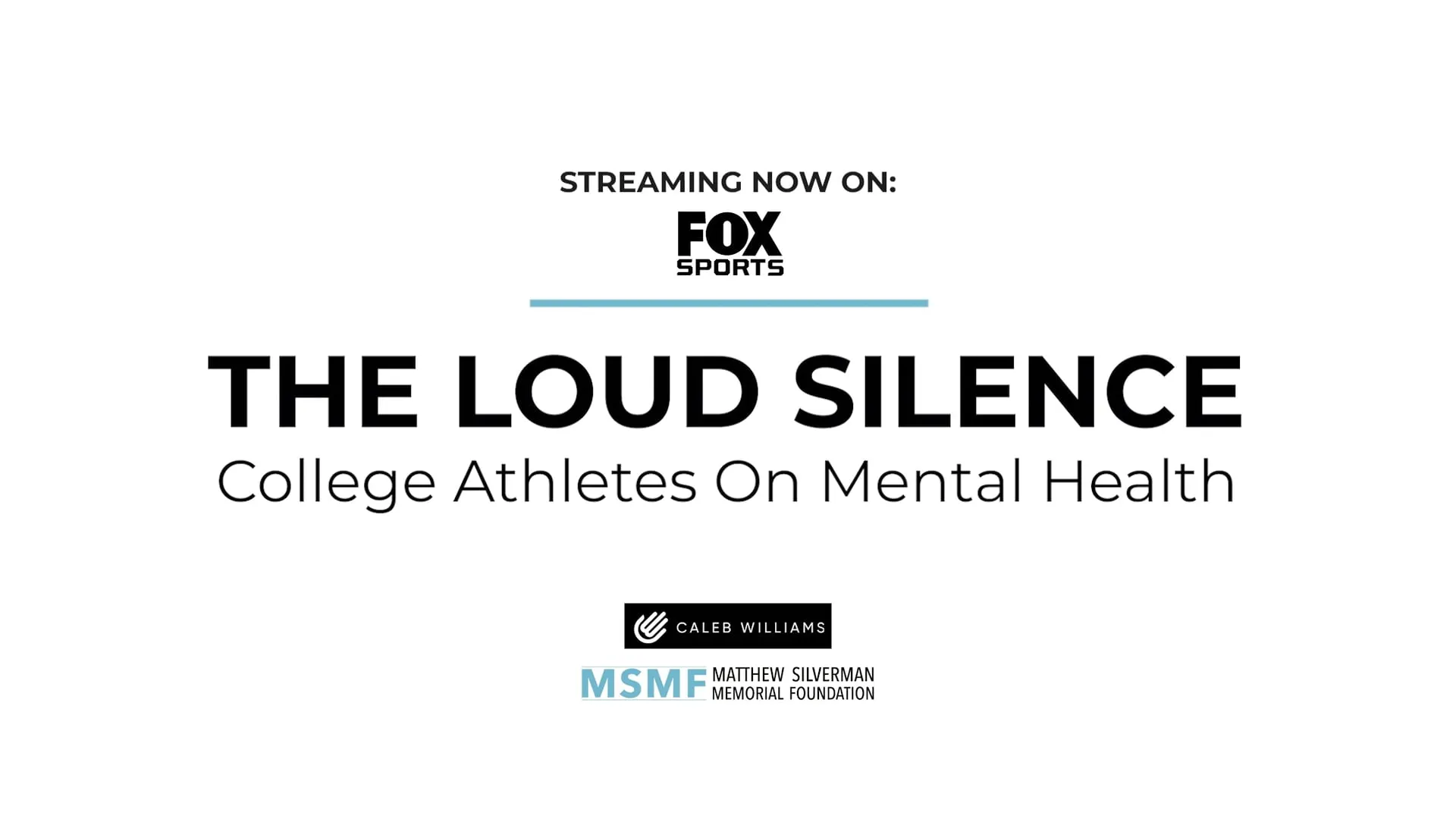 FOX Sports The Loud Silence promo video by CMarie Productions