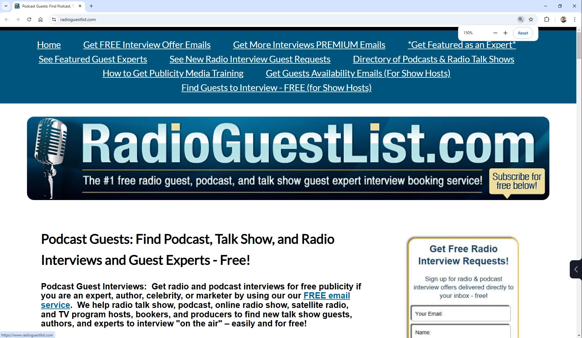 RadioGuestList.com