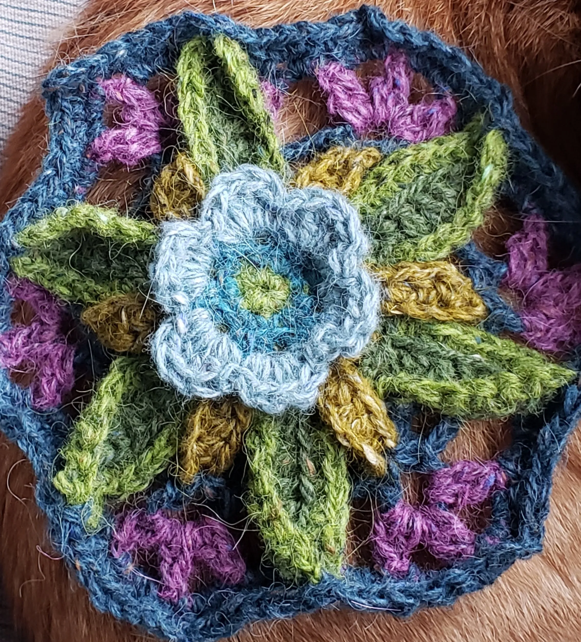 crochet flower janie crowfoot design