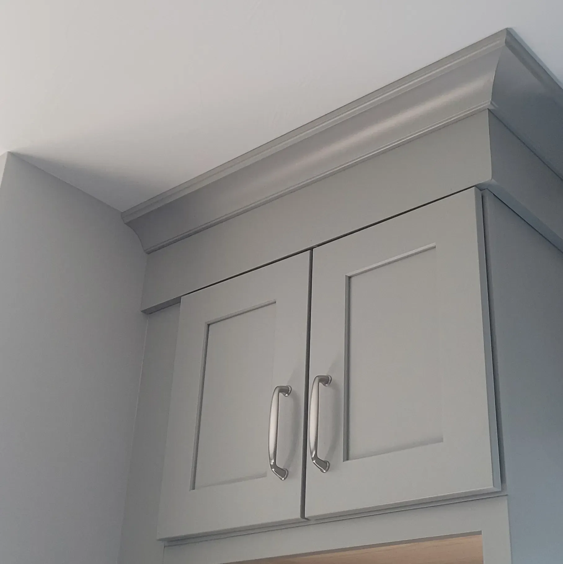 Trim and cabinetry in a kitchen 