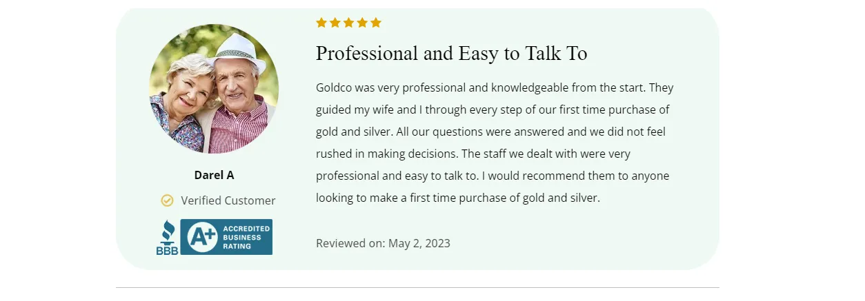 Happy Customers Goldco Review