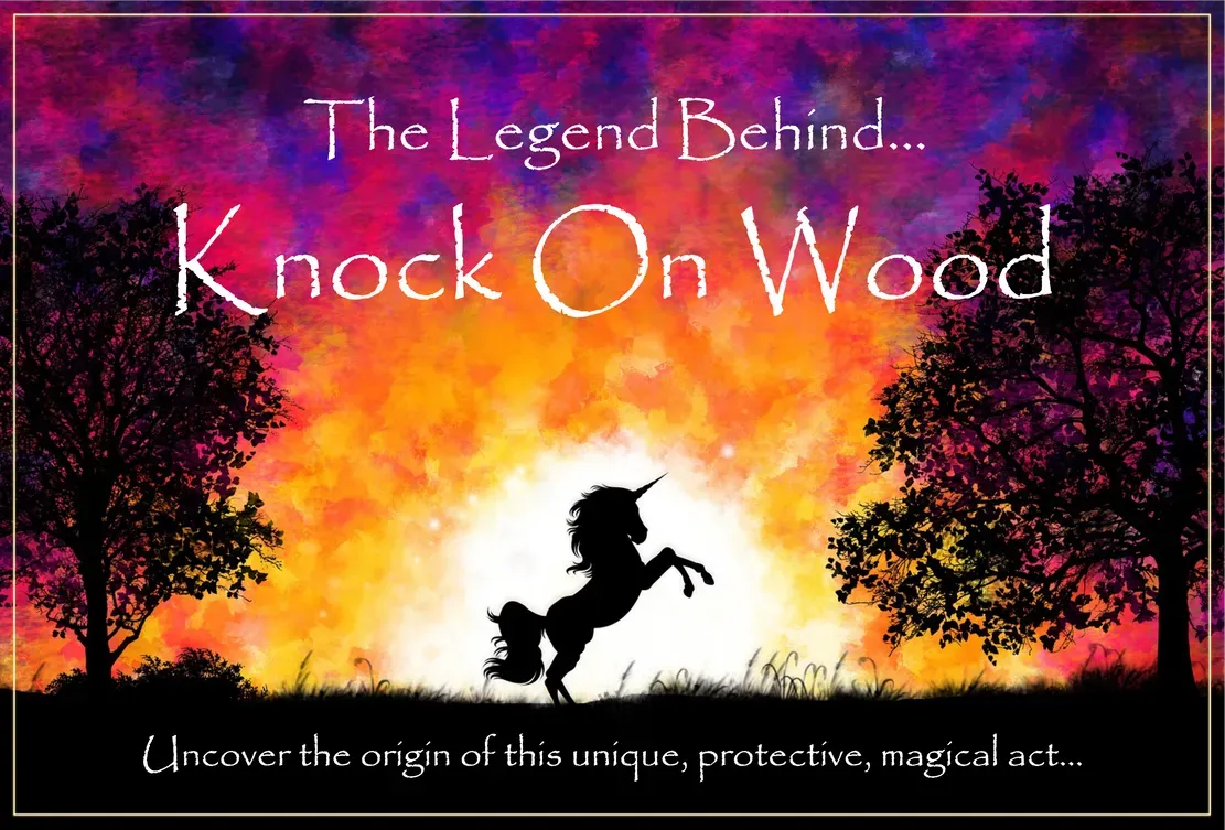 Book Cover Picture, The Legend Behind Knock On Wood