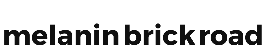 melanin brick road footer logo in dark grey